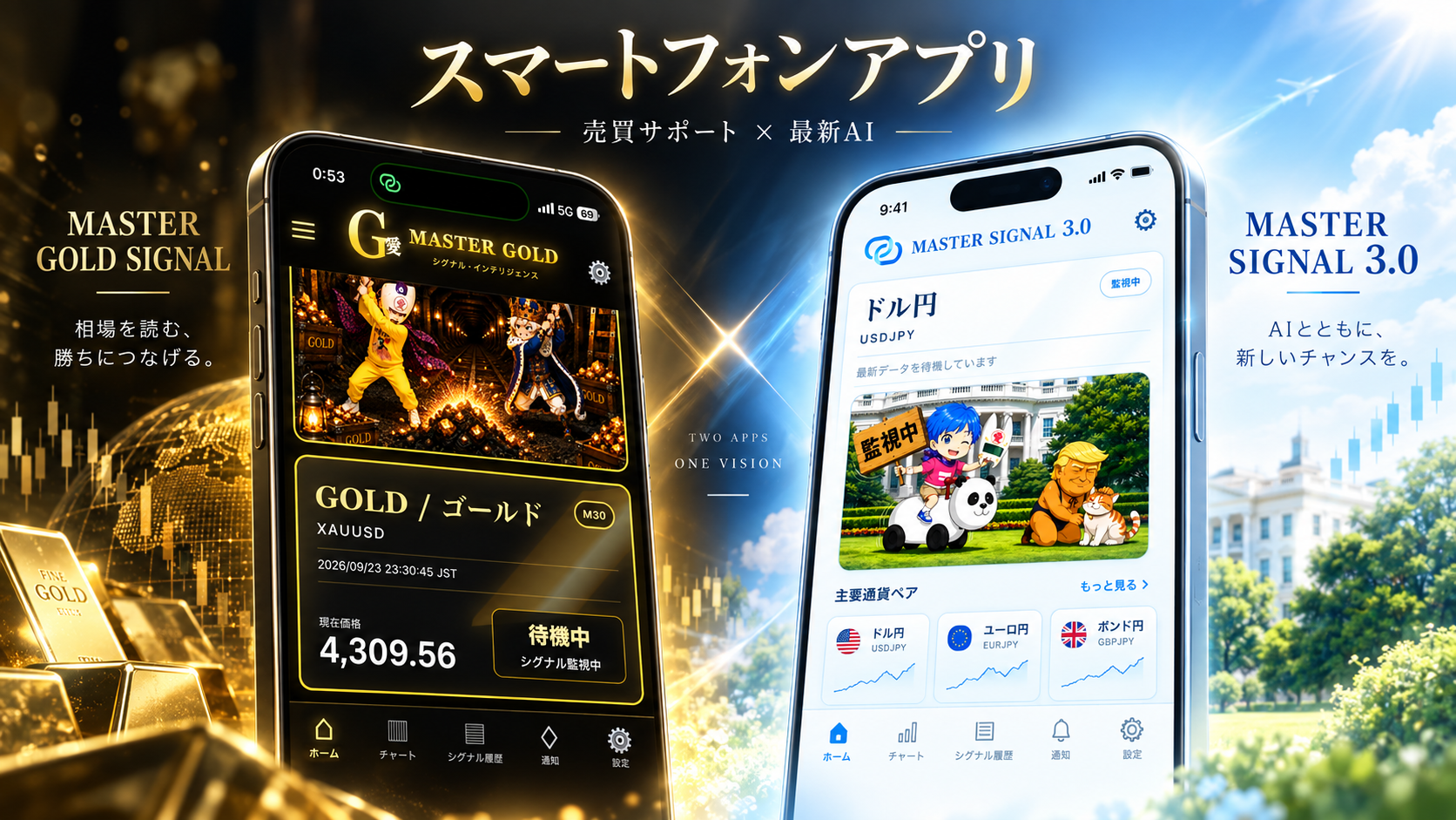 MASTER GOLD SIGNAL MASTER SIGNAL 3.0 スマートフォンアプリ2商品セット